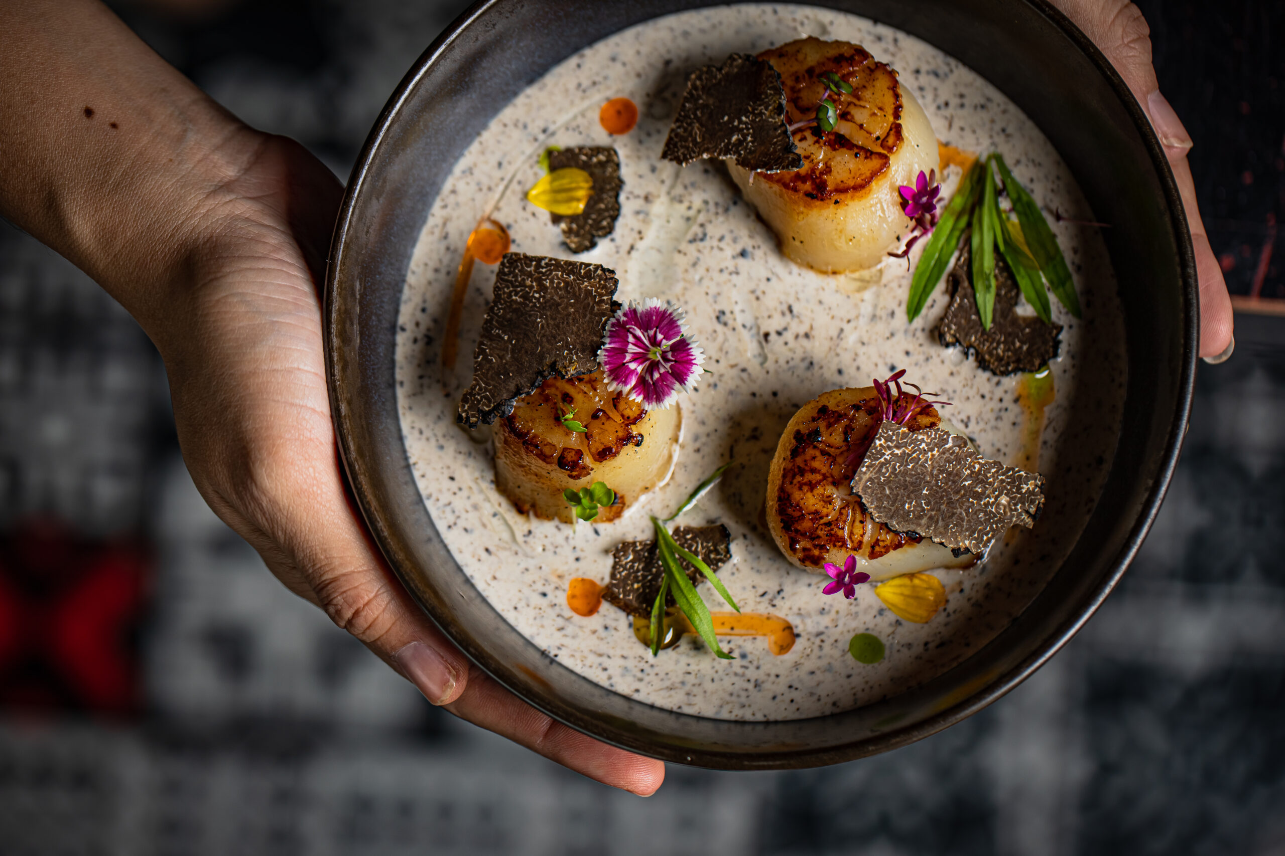 Scarlett October Selects -069 Scallops at Scarlett Bangkok